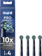 Oral-B CrossAction - Met CleanMaximiser-technologie - Opzetborstels - Zwart - 4stuks