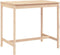 vidaXL Tuintafel 121x82,5x110 cm massief grenenhout