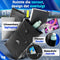 Nextcover 3in1 Fietstas - Waterdichte Rugzak Schoudertas 25L - Zwart