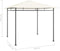 vidaXL - Prieel - 180 - g/m² - 3x3x2,7 - m - antracietkleurig