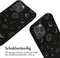 iMoshion Hoesje Geschikt voor iPhone 12 Pro / 12 Hoesje Met Koord - iMoshion Siliconen design hoesje met koord - Zwart / Sky Black