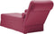 vidaXL - Chaise - longue - met - bolster - en - rechterarmleuning - fluweel - wijnrood