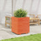 vidaXL - Plantenbak - 60x60x72,5 - cm - massief - grenenhout - wasbruin