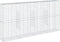 vidaXL - Schanskorf - 400x50x200 - cm - gegalvaniseerd - ijzer - zilverkleurig