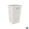 Wasmand Tontarelli Bella Dubbele afdekking 60 L Wit 40,5 x 33 x 59 cm (5 Stuks)