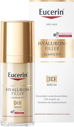 Eucerin Hyaluron-Filler + Elasticity 3D Serum Gezicht - Anti-Aging Gezichtsserum - SPF30 - Anti-Rimpel - 30 ml