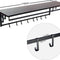 Furnilux - Kapstok 110 x 30 x 27 cm - XXXL Wand kapstok De Luxe -FAMILIE Kapstok - Hoedenplank met 8 Haken - Industrieel Zwart