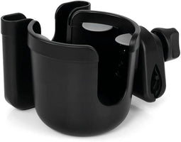 Safe Age® - Universele Bekerhouder & Telefoonhouder - 2-in-1 design - Zwart