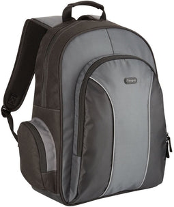 Targus Essential - Laptop Backpack 15.4" - Gevoerd compartiment - Zwart/Grijs