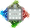 Ciano - Aquariumverlichting - Vissen - Ciano Led Cln5 Rgb Betta Nexus (+ Converter) 1,5w/12v - 7,5x5,8x18cm - 1st