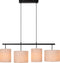 Lucide MAYA - Hanglamp - 4xE27 - Dimbaar - Beige