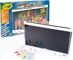 Crayola - Deluxe Lichtgevend Tekenbord - 6 Gelstiften - 45x30 cm