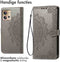 iMoshion Hoesje Geschikt voor Motorola Edge 30 Fusion Hoesje Met Pasjeshouder - iMoshion Mandala Bookcase - Grijs