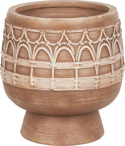 CICUTA - Bloempot - Lichtbruin - Magnesium