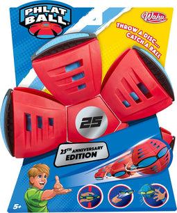 Goliath Phlat Ball Classic - Vang- en werpspel - Transformeert van schijf naar bal - Rood