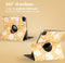 imoshion Tablet Hoes - Geschikt voor iPad Pro 11 (2022) / Pro 11 (2021) / Pro 11 (2020) / Pro 11 (2018) - 360° Draaibare Design Bookcase 2.0 - Yellow Flowers