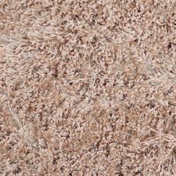 CIDE - Shaggy vloerkleed - Beige - 140 cm - Polyester