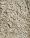 CIDE - Shaggy vloerkleed - Beige - 140 cm - Polyester
