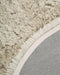 CIDE - Shaggy vloerkleed - Beige - 140 cm - Polyester