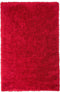 CIDE - Shaggy vloerkleed - Rood - 140 x 200 cm - Polyester