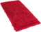 CIDE - Shaggy vloerkleed - Rood - 80 x 150 cm - Polyester