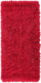 CIDE - Shaggy vloerkleed - Rood - 80 x 150 cm - Polyester