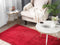 CIDE - Shaggy vloerkleed - Rood - 80 x 150 cm - Polyester