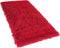 CIDE - Shaggy vloerkleed - Rood - 80 x 150 cm - Polyester