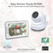 Elro BC4000 - Baby Monitor Royale - 1080P HD - 12,7 cm touchscreen - Wit