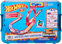 Hot Wheels Track Builder - Vlammenstunt set - Racebaan