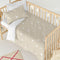Dekbedovertrek set HappyFriday Basic Kids Beige Wieg voor baby's 2 Onderdelen