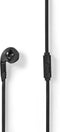 Nedis HPWD2021BK - In-ear-oordopjes - 13mm-drivers met microfoon - Zwart