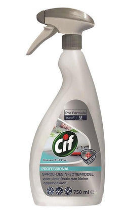 Cif - Desinfectiemiddel cif etha plus spray 750ml | 6 stuks