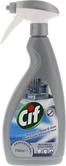 Cif Pro Formula Roesvrij Staal Reiniger - 750 ml