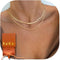 LeLu Ketting Dames - 3-delige Choker - Goudkleurig - Goldplated - 41.9cm (3 stuks)