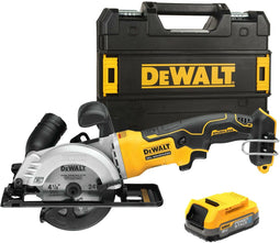 DeWalt DCS571E1T-XJ - Accu Cirkelzaag - 115 mm zaagblad 4500 tpm - Koffer + Accu