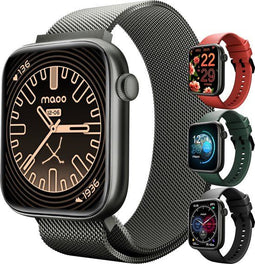 Maoo ProWatch AMOLED Smartwatch – Multisport – Android & iOS – Gun Metal