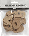 Cijfers 0-9 Creotime hout 4cm assorti