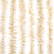vidaXL - Vliegengordijn - 56x185 - cm - chenille - beige - en - wit
