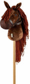 Byastrup Stokpaard Junior 30 x 15 x 68 cm Hout Bruin