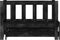 vidaXL - Slaapbank - uitschuifbaar - massief - grenenhout - zwart - 2x(90x200) - cm