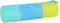 Cilindervormige Schoolpennenzak Safta Blauw Groen Geel (20 x 5 x 5 cm)