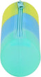 Cilindervormige Schoolpennenzak Safta Blauw Groen Geel (20 x 5 x 5 cm)