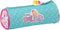Cilindervormige Schoolpennenzak The Bellies 20 x 7 x 7 cm Paars Turkoois Wit