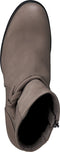 MARCO TOZZI 2/25305 - Dames Enkellaars - Nubuckleer met FEEL ME voetbed - Taupe (2023)