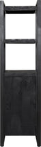 Boekenkast Boaz Black 1 deur - 55 cm - zwart