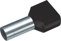 Cimco 18 2422 Dubbele adereindhulzen 10 mm² Deels geïsoleerd Bruin 100 stuk(s)