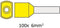 Cimco 18 2480 Dubbele adereindhulzen 6 mm² Deels geïsoleerd Geel 100 stuk(s)