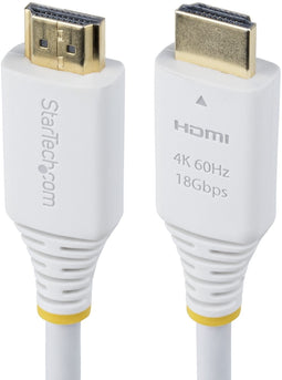 Startech.com HDMI2-CABLE-4K60-6FW - HDMI Kabel - 1,8 m 18 Gbit/s HDR10 ARC - Wit