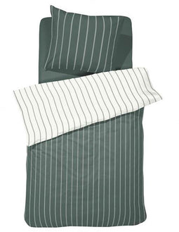 Cinderella Eenvoud Dekbedovertrek - Eenpersoons - 140x200/220 cm - Groen
